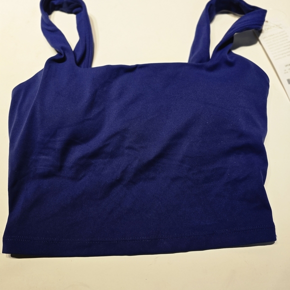 CRZ YOGA Women's Blue Sports Bra - Picture 1 of 5